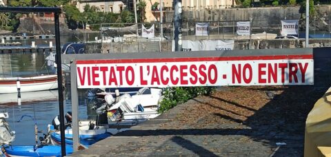 molo vecchio del porticciolo - no entry