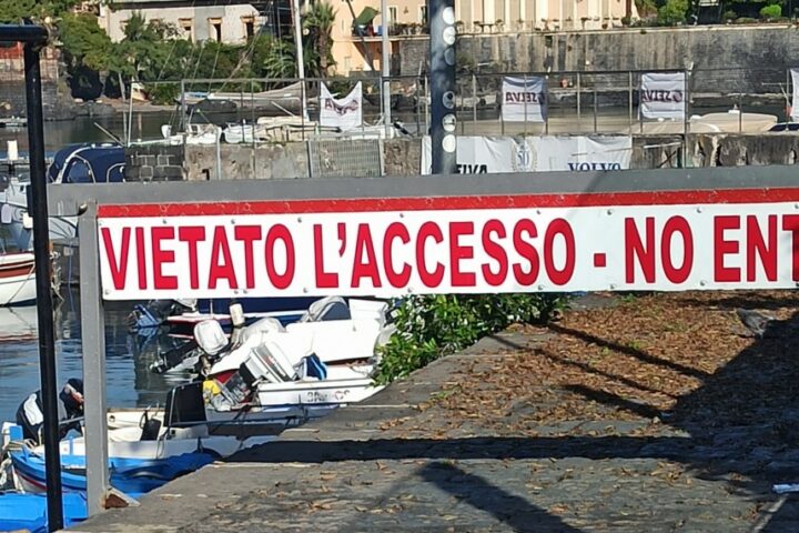 molo vecchio del porticciolo - no entry