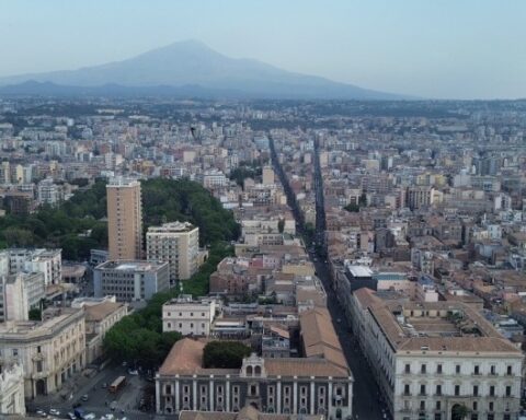 Catania vista dall'alto