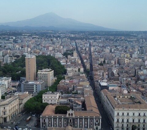 Catania vista dall'alto