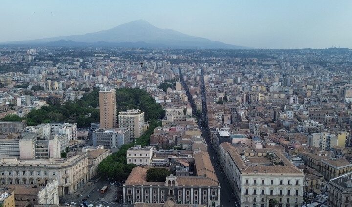 Catania vista dall'alto