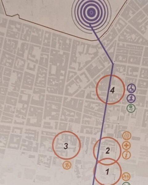 schema intervento su via Plaia