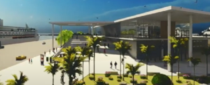 progetto stazione marittima al porto di Catania